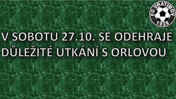 V sobotu se odehraje poslední domácí utkáni podzimu